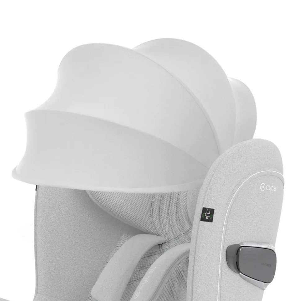 Siège auto sirona t i-size tissu plus platinum white