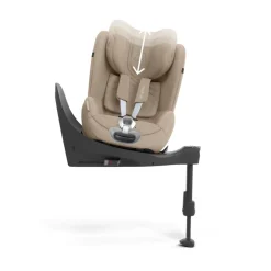 Siège auto sirona t i-size tissu plus cozy beige