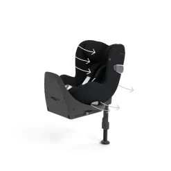 Siège auto sirona t i-size tissu plus sepia black