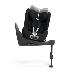 Siège auto sirona t i-size tissu plus sepia black