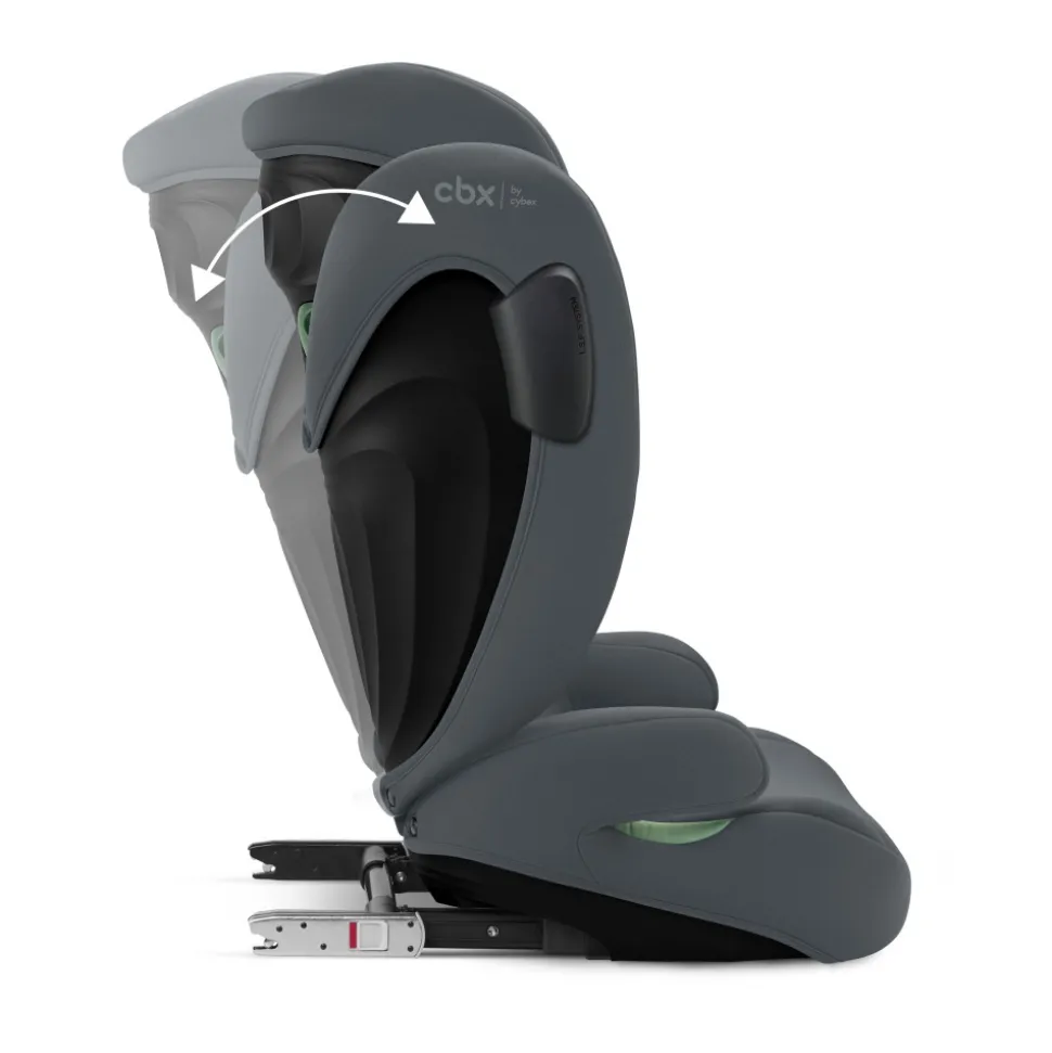 Siège auto solution b3 i-fix steel grey
