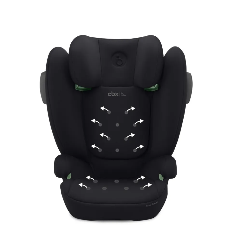 Siège auto solution b3 i-fix volcano black
