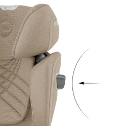 Siège auto solution t i-fix i-size tissu plus cozy beige