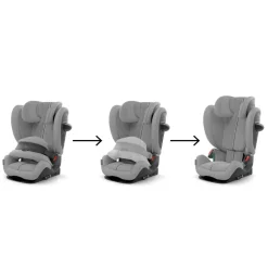 Siège auto évolutif pallas g3 i-size tissu plus stone grey