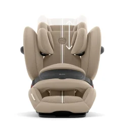 Siège auto évolutif pallas g3 i-size tissu plus almond beige