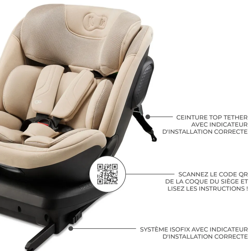Siège auto xpedition3 i-size beige