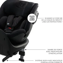 Siège auto xrider 2 i-size black
