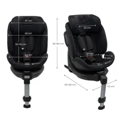 Siège auto xrider 2 i-size black