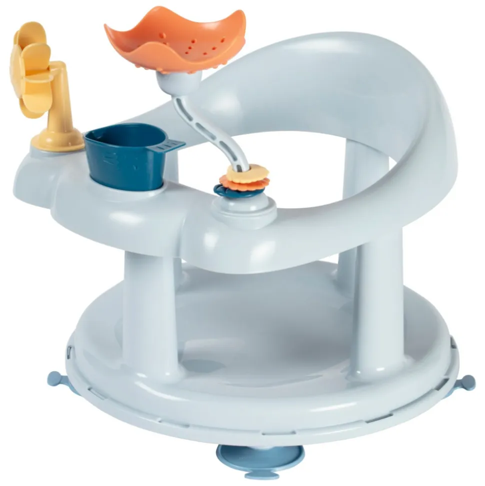 Siège de bain pivotant bébé ludique