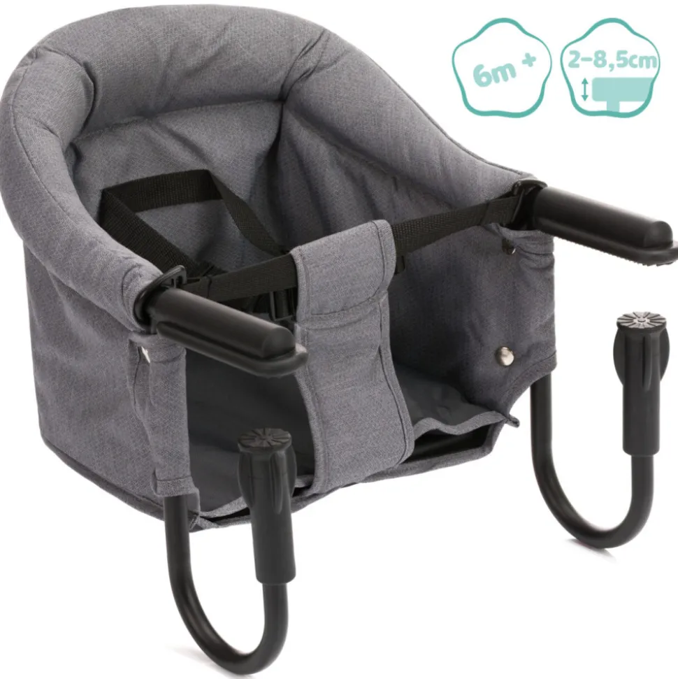 Siège de table bébé gris