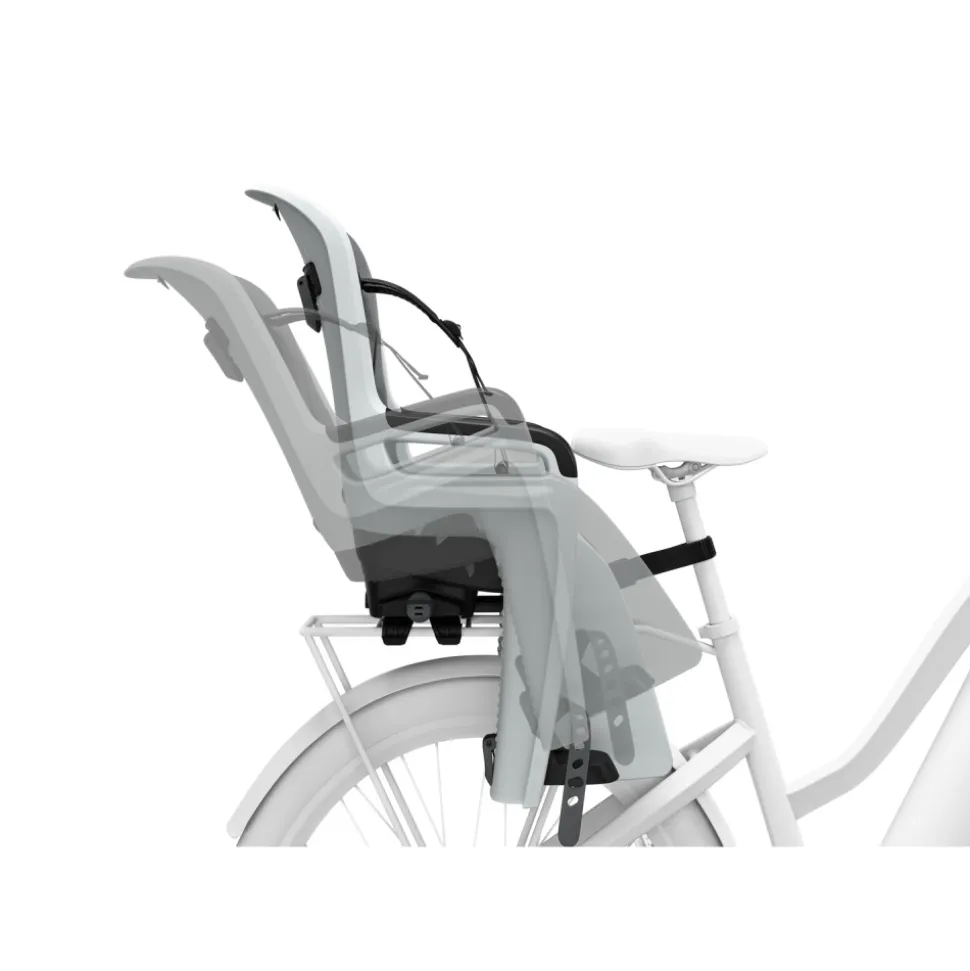 Siège vélo arrière enfant ridealong 2 light grey