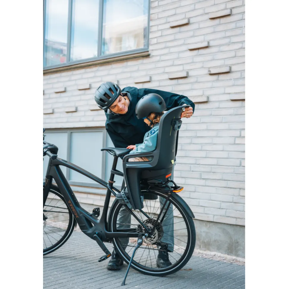 Siège vélo arrière enfant ridealong 2 dark grey