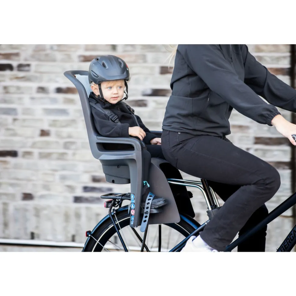 Siège vélo arrière sur cadre ridealong 2 dark gray