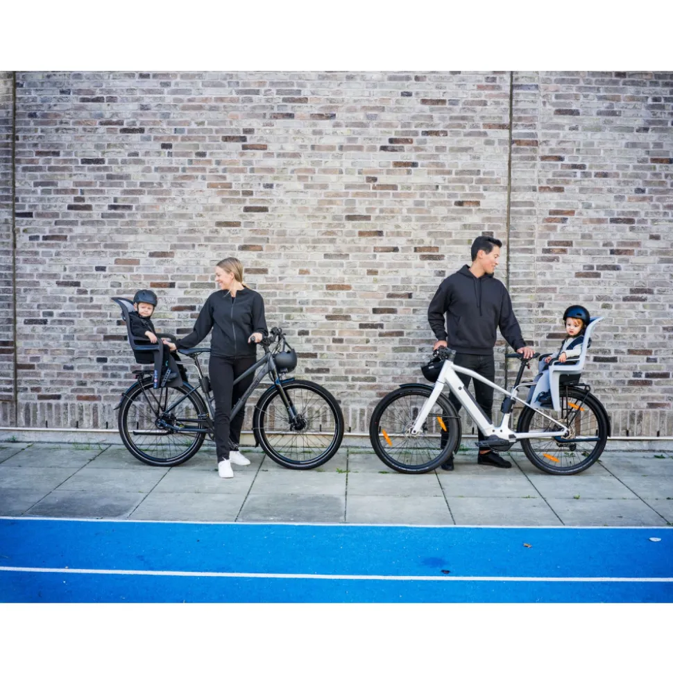 Siège vélo arrière sur cadre ridealong 2 dark gray