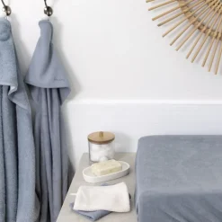 Sortie de bain enfant bleu