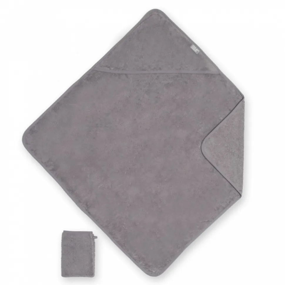 Sortie de bain enfant gris anthracite