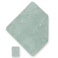 Sortie de bain enfant vert sauge