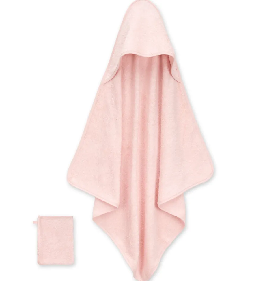 Sortie de bain enfant vieux rose