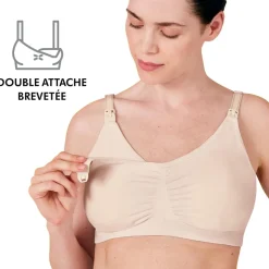 Soutien-gorge d'allaitement 3-en-1 l chair