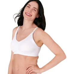 Soutien-gorge d'allaitement 3-en-1 l blanc
