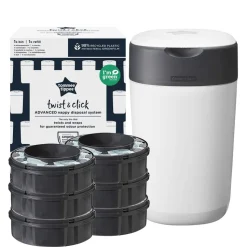 Starter pack twist & click blanc bac + 6 recharges