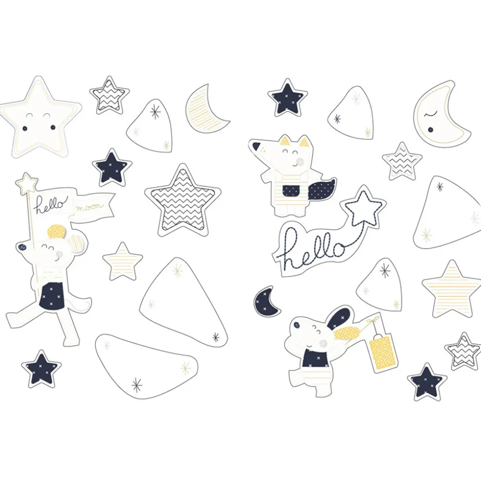 Stickers muraux hello