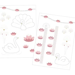 Stikers muraux baby swan