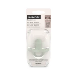 Sucette réversible silicone sx pro colour essence vert 6-18 mois