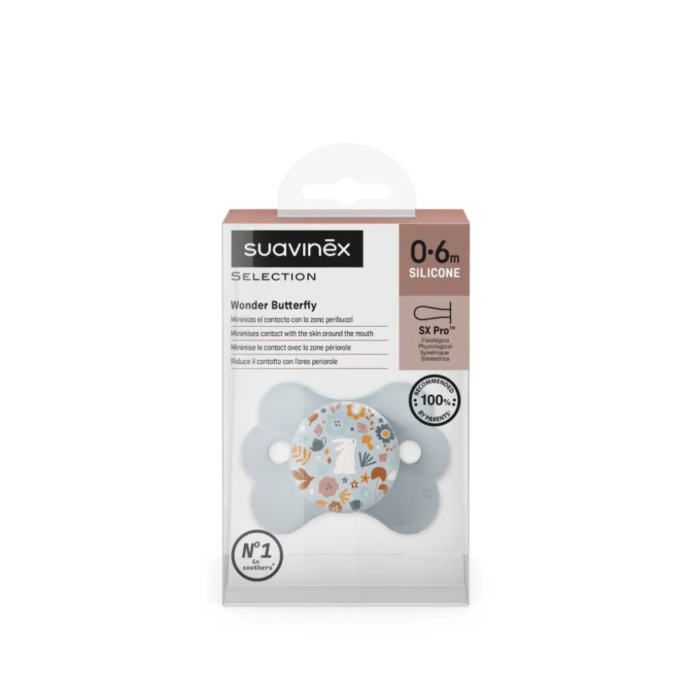 Sucette réversible sx pro wonderland bleu 0/6 mois
