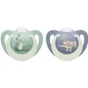 2 sucettes first choice nuit 6-18m hippo/koala