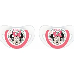 2 sucettes physiologiques silicone +18 m minnie