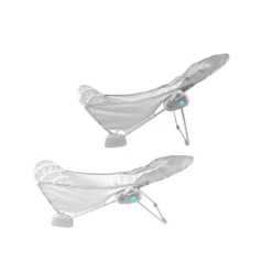 Support de bain bébe à 2 position, gris