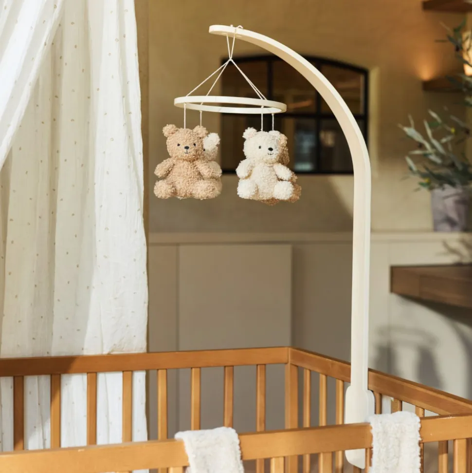 Support mobile en bois pour lit bébé et parc