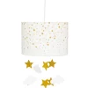 Suspension enfant ø30 cm blanc et ocre