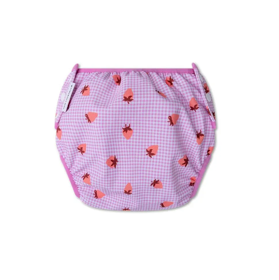 Swim diaper - pink - strawberry fields