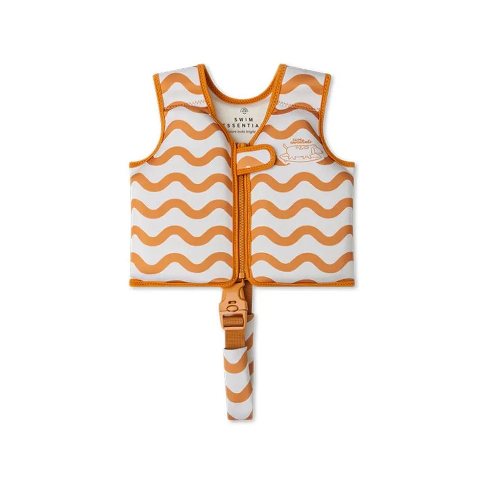 Swim vest - orange - surfer - 2/3 years