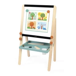 Tableau de la maîtresse en bois double face pour enfant