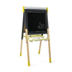 Tableau réglable 2 en 1 gris et jaune