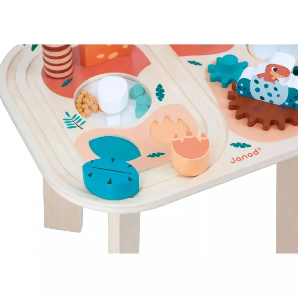 Table d'activités dino