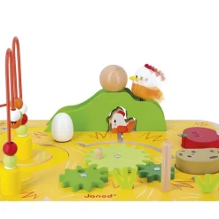 Table d'activités en bois ferme
