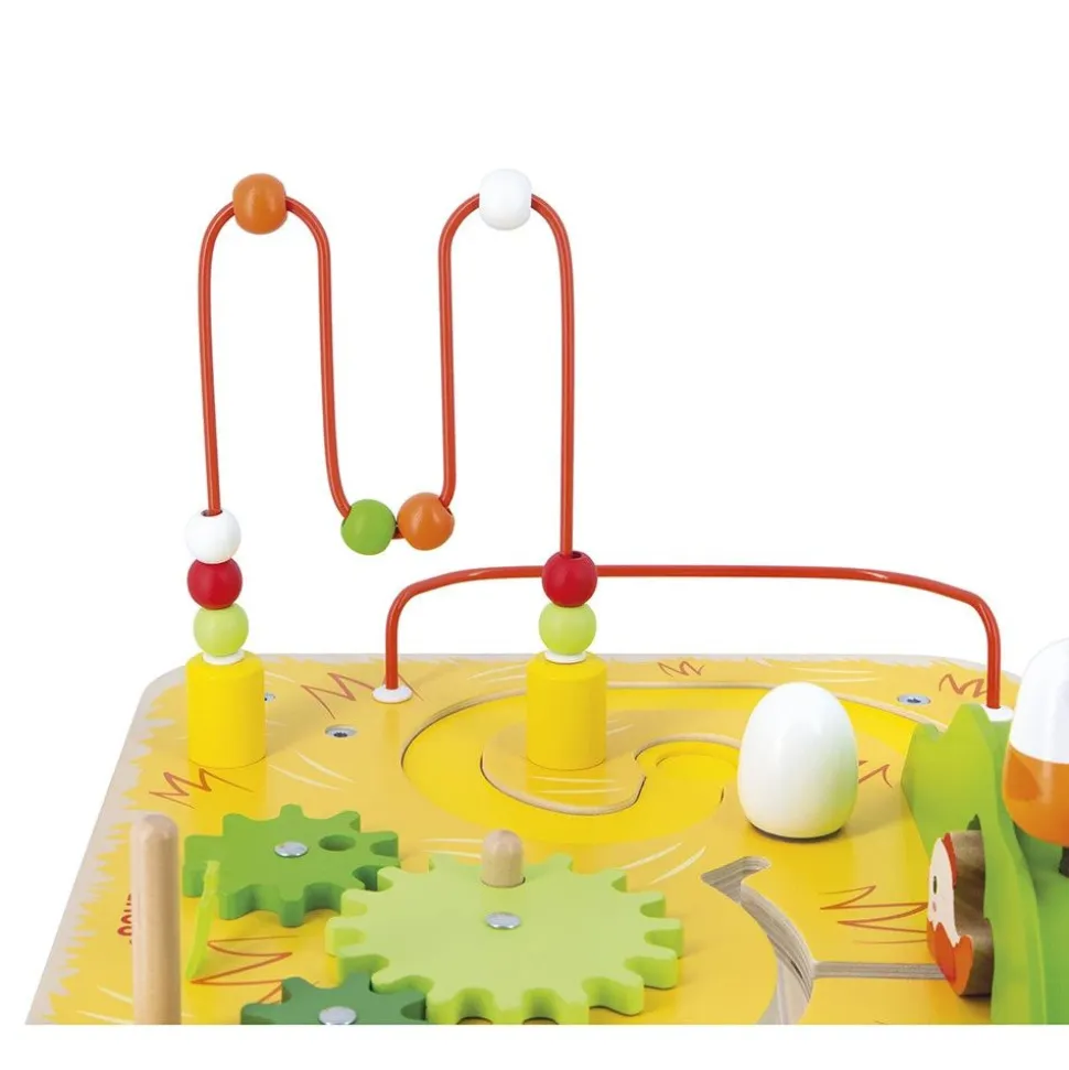 Table d'activités en bois ferme