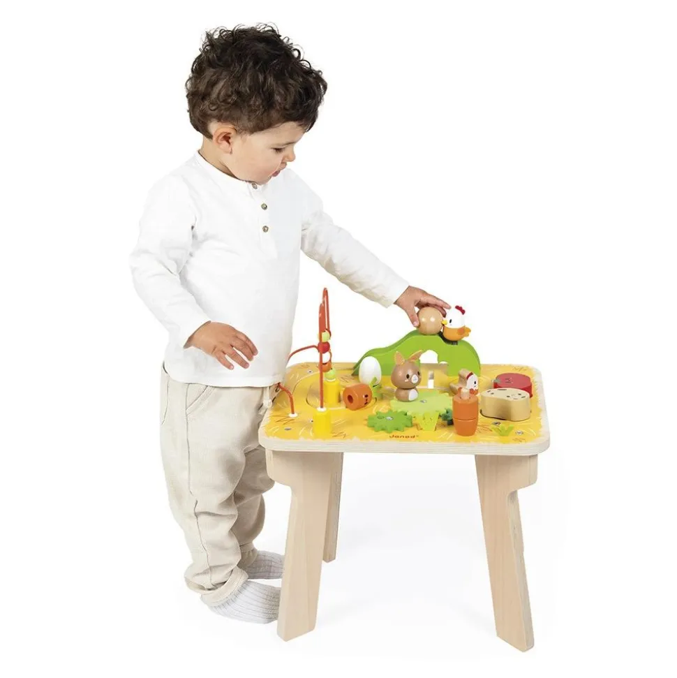 Table d'activités en bois ferme