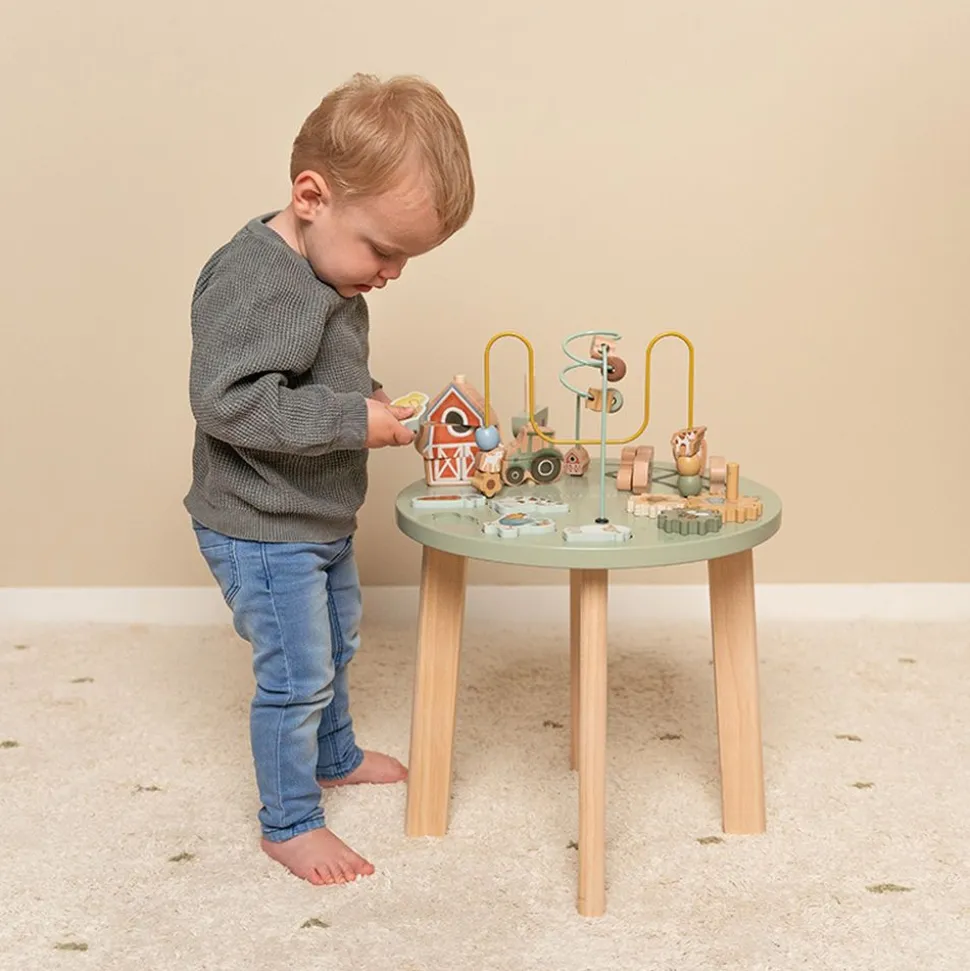 Table d'activités en bois fsc - little farm