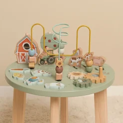 Table d'activités en bois fsc - little farm