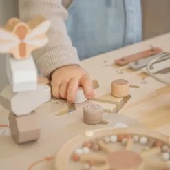 Table d'activités en bois - nougat