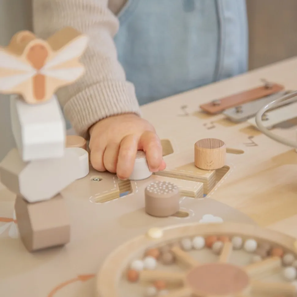 Table d'activités en bois - nougat