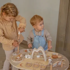 Table d'activités en bois - nougat