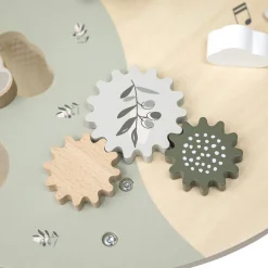 Table d'activités en bois - vert olive