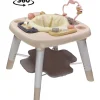 Table d'activités 3 en 1 - zèbre - rose / beige