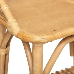 Table de chevet rotin